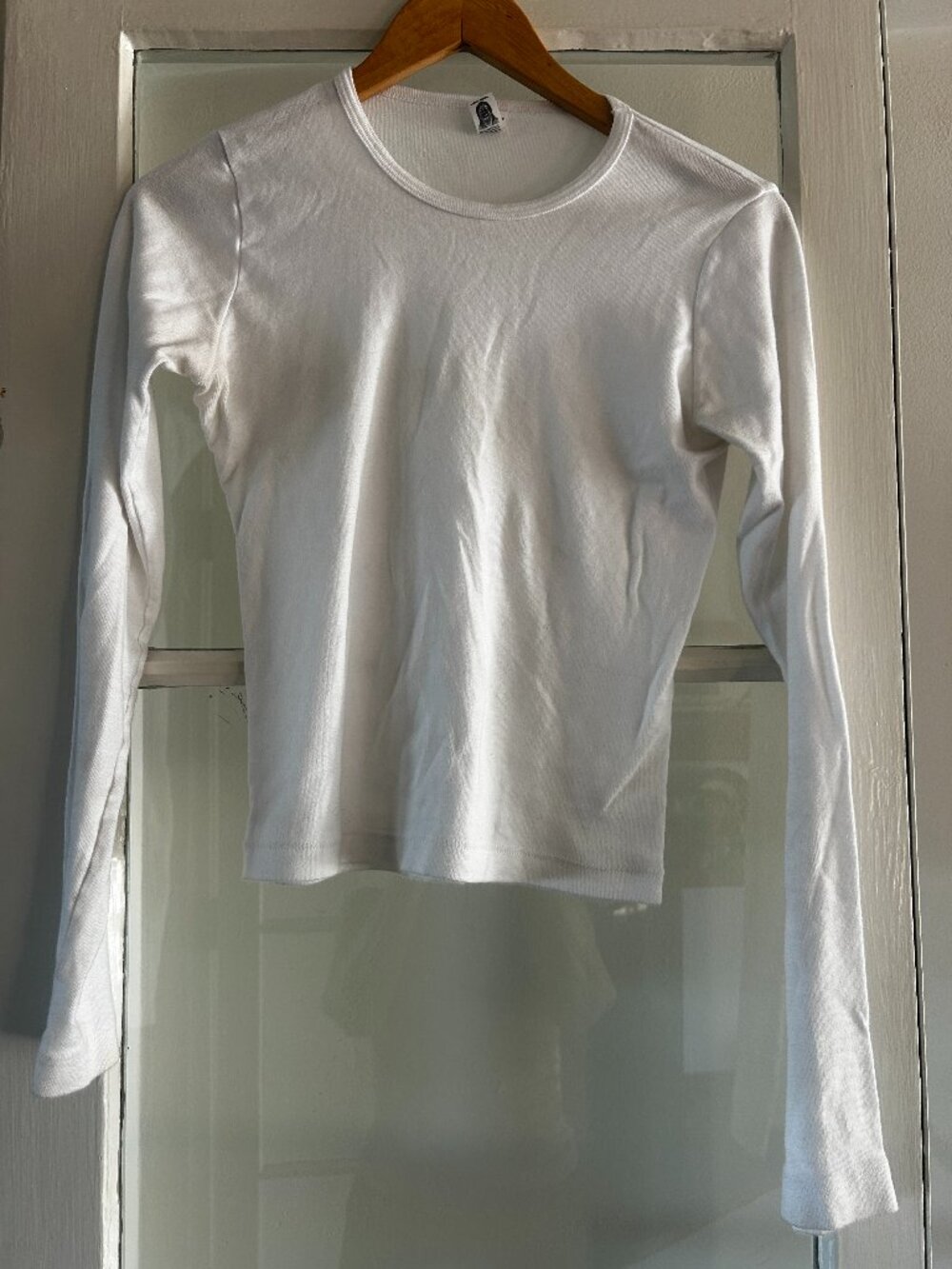 Los Angeles Apparel Cotton Baby Rib Long Sleeved T-shirt S